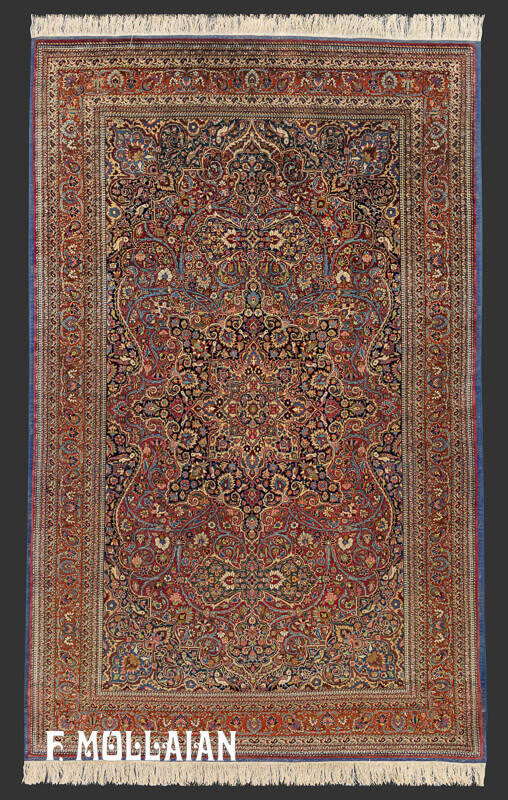 Antique Persian Mashad Rug n°:72628615